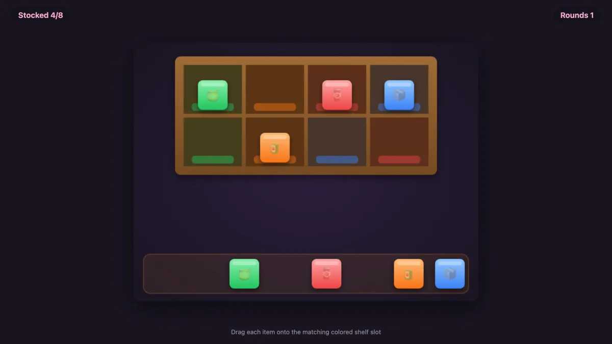 Restock ASMR - Satisfying Shelf Organizing Game Free Online [2026]